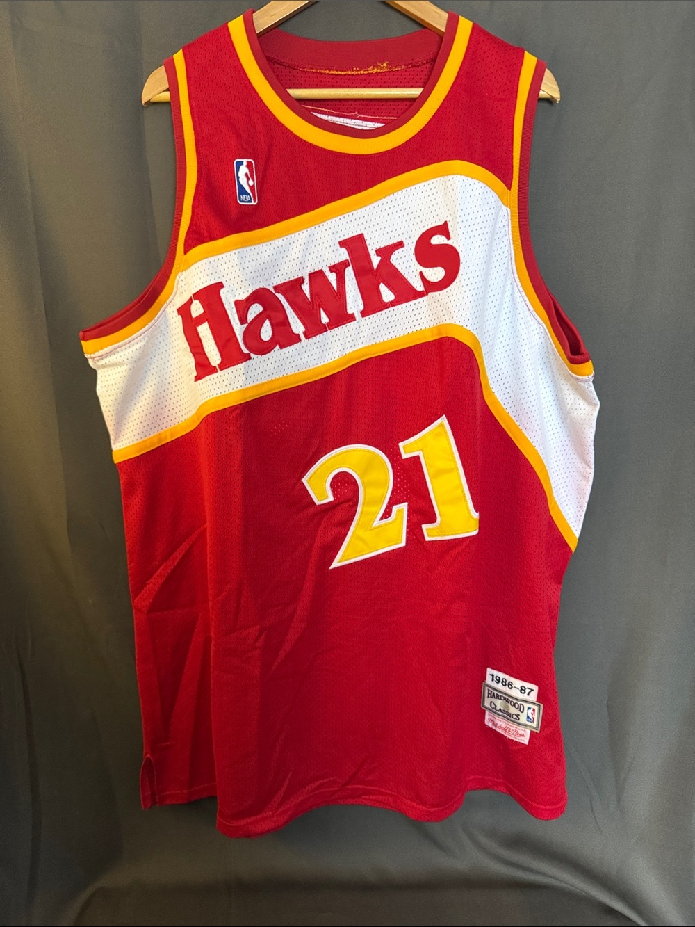 Mitchell and Ness Vintage Dominique Wilkins Atlanta Hawks Jersey